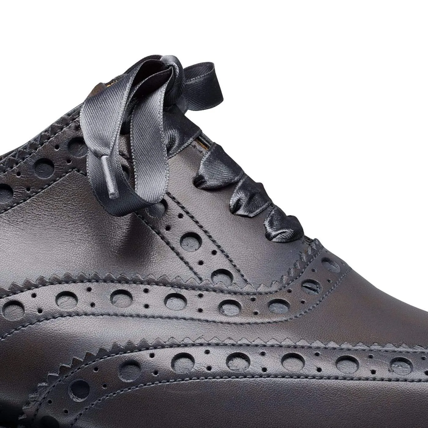 Seamless Stitching Confident Shade Anna Grey Burnished Calf