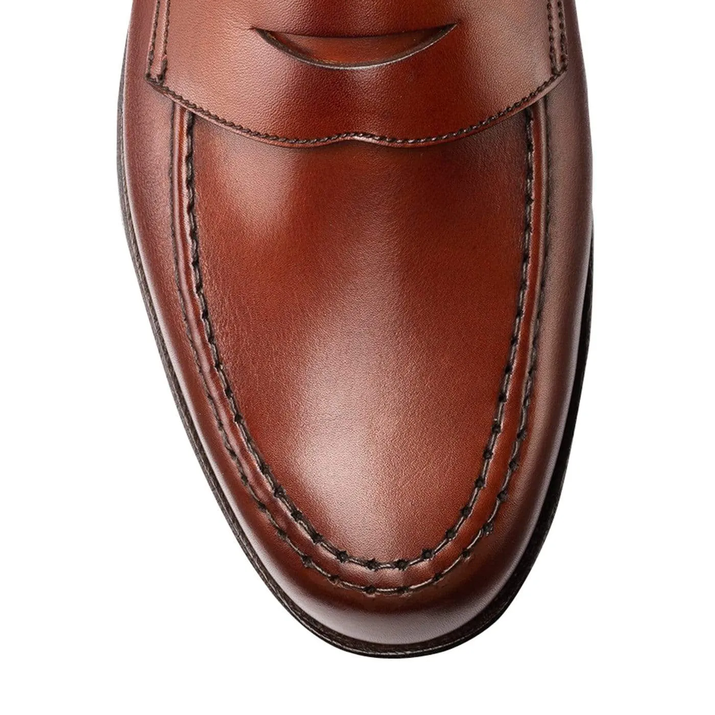 Chisel Tip Harvard Chestnut Burnished Calf