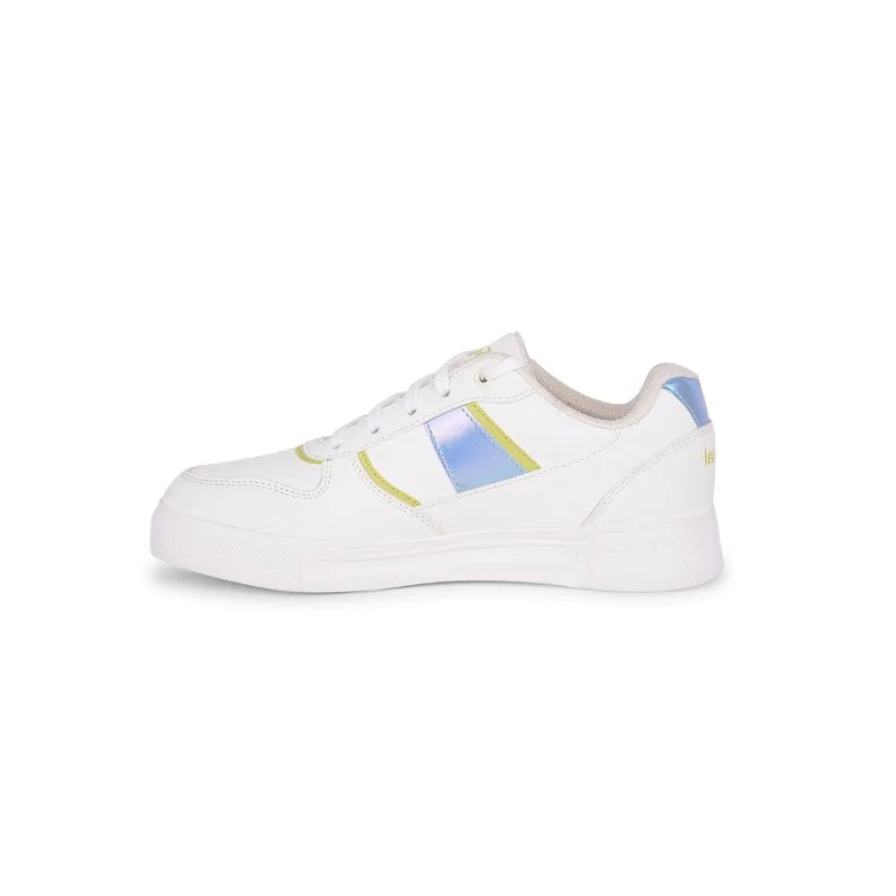Leap7x Lacing White Casual Sneakers For Women FEMINA-2 By Liberty Total Balance Sustainable materials