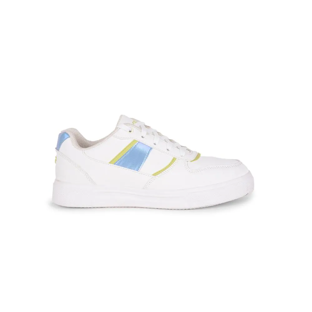 cultural - themed running gear Leap7x Lacing White Casual Sneakers For Women FEMINA-2 By Liberty