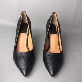 Crocodile Shoes Ostrich Leather Womens Pumps High Heels Jog Step Park Ready