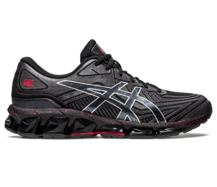 Men's Asics Gel-Quantum 360 7 (Black/Cayenne) professional athletes' shoes Comfortable Footbed