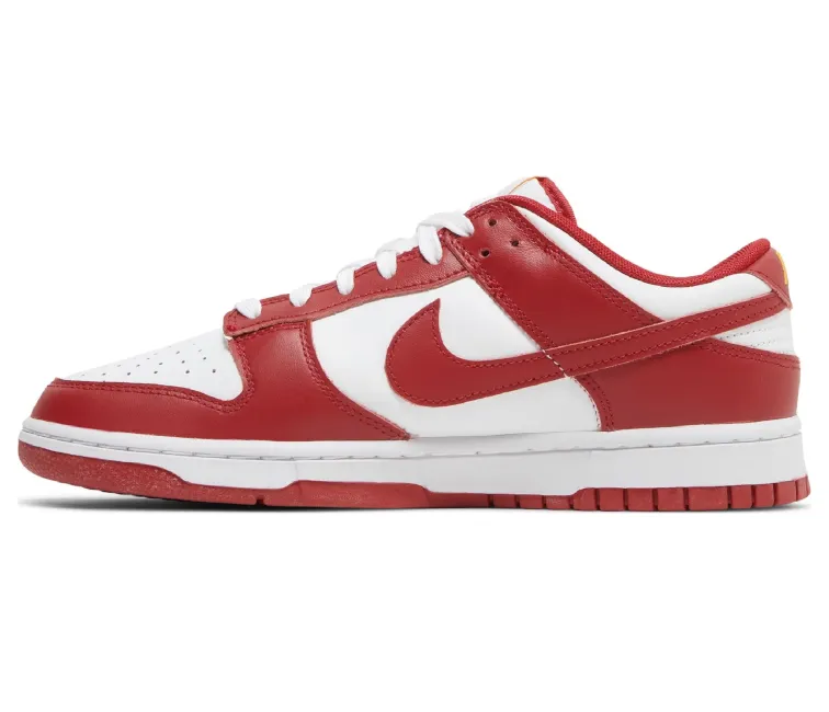 Mens Nike Dunk Low (USC Gym Red) concrete running shoes heavy - duty shoes