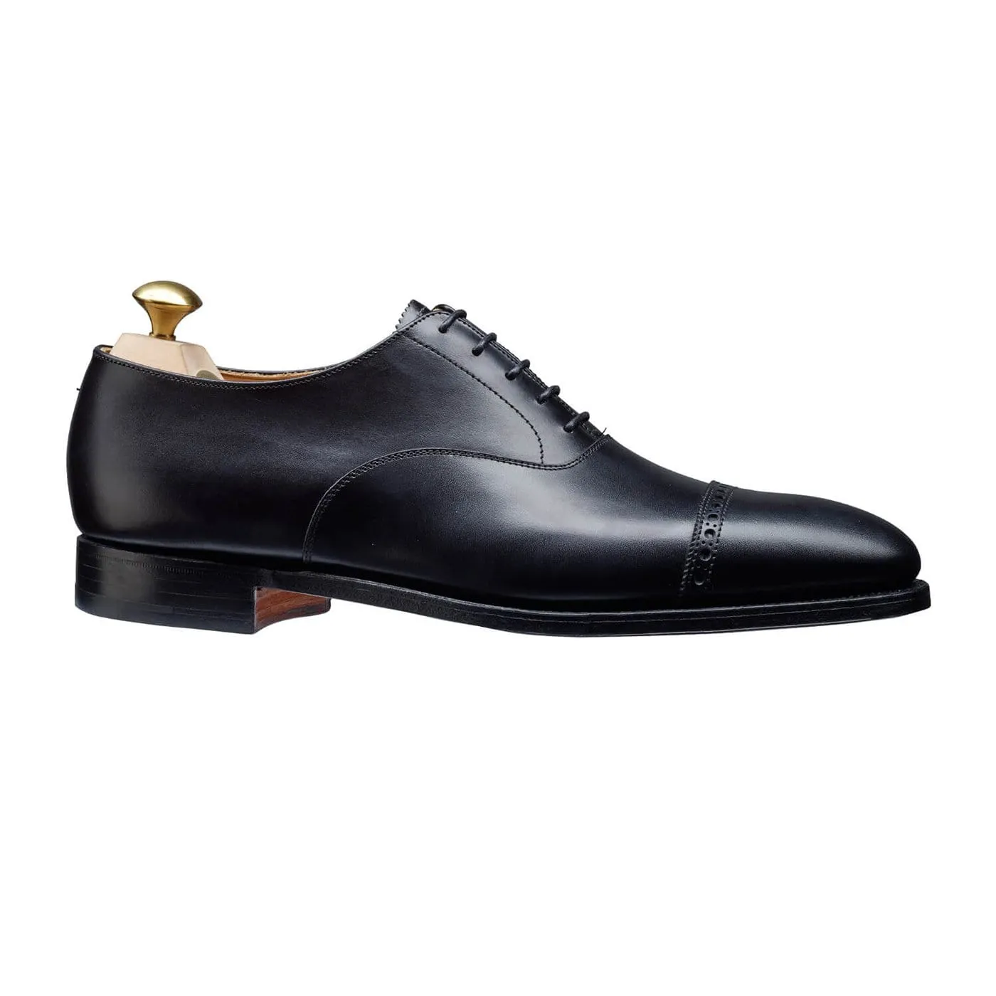 Arden Black Calf Matte Finish Oxfords Lace-up Dress Shoes