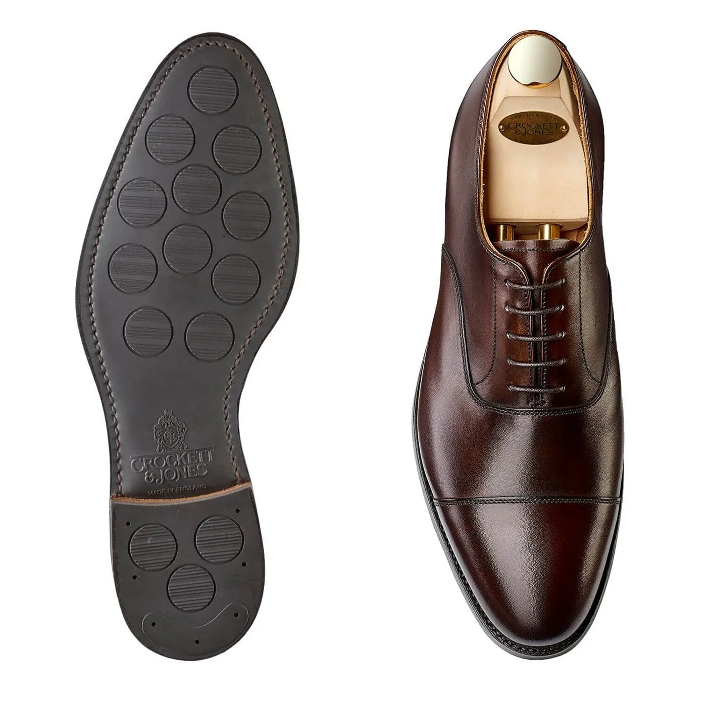 Connaught 2 Dark Brown Burnished Calf (City Sole) Stable Fit Comfort Seeker All Day Leather Comfort