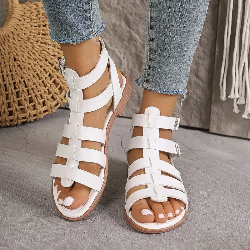 Travel Days Effortless Walking Aurelia Buckled Flat Sandals