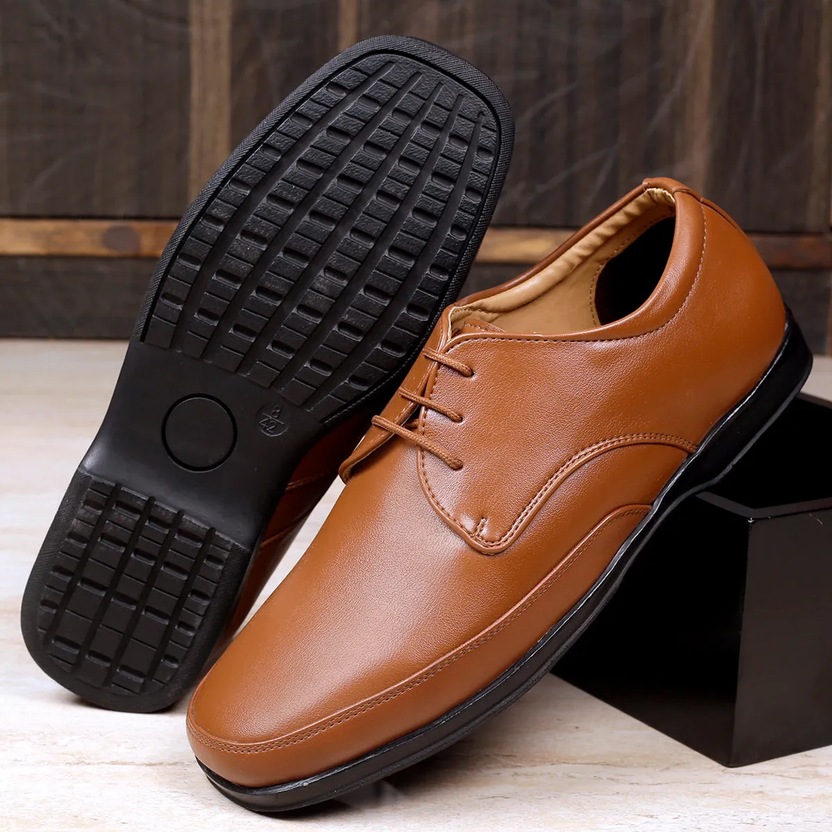 Bacca Bucci BOLTON Men Plus Size Formal lace-up Shoes with Superior Comfort (UK-11 to 13) odor - resistant shoes running in winter