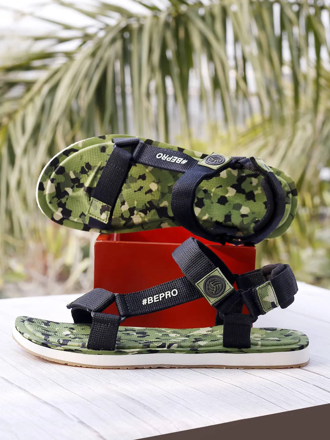 Bacca Bucci 'CamoStride NomadPro' Adventure Sandals - Robust All-Terrain Grip Slip Resistant Outsole Ultimate Comfort