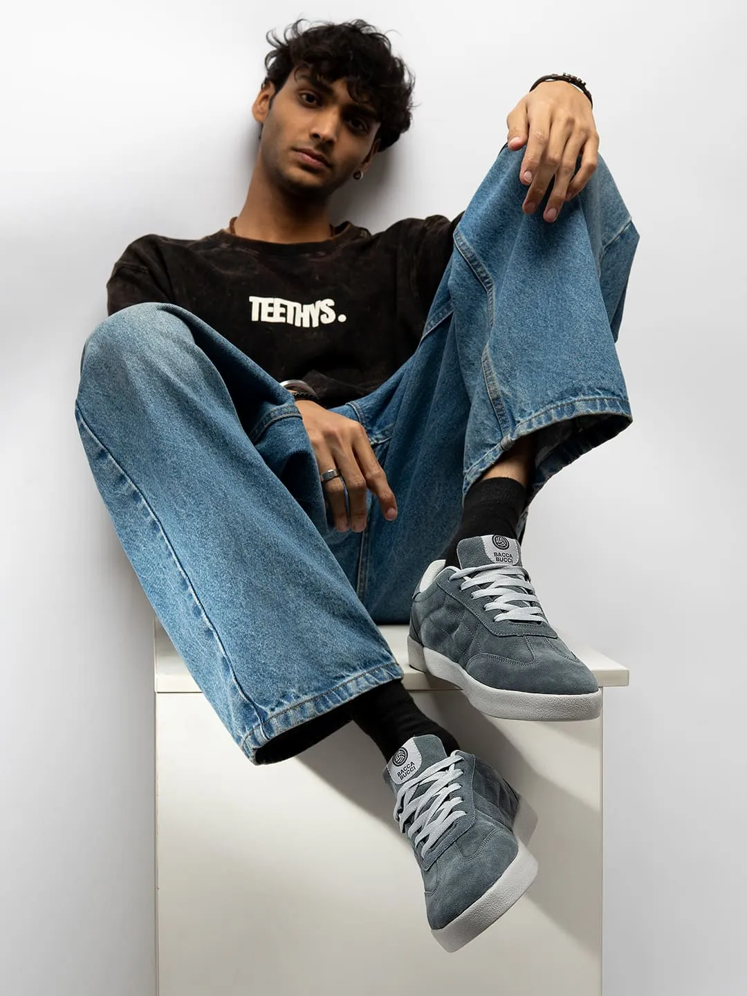 Bacca Bucci Fresco ?C Suede Low-Top Sneakers for the Urban Nomad gym - goer Trendy Look Shoes