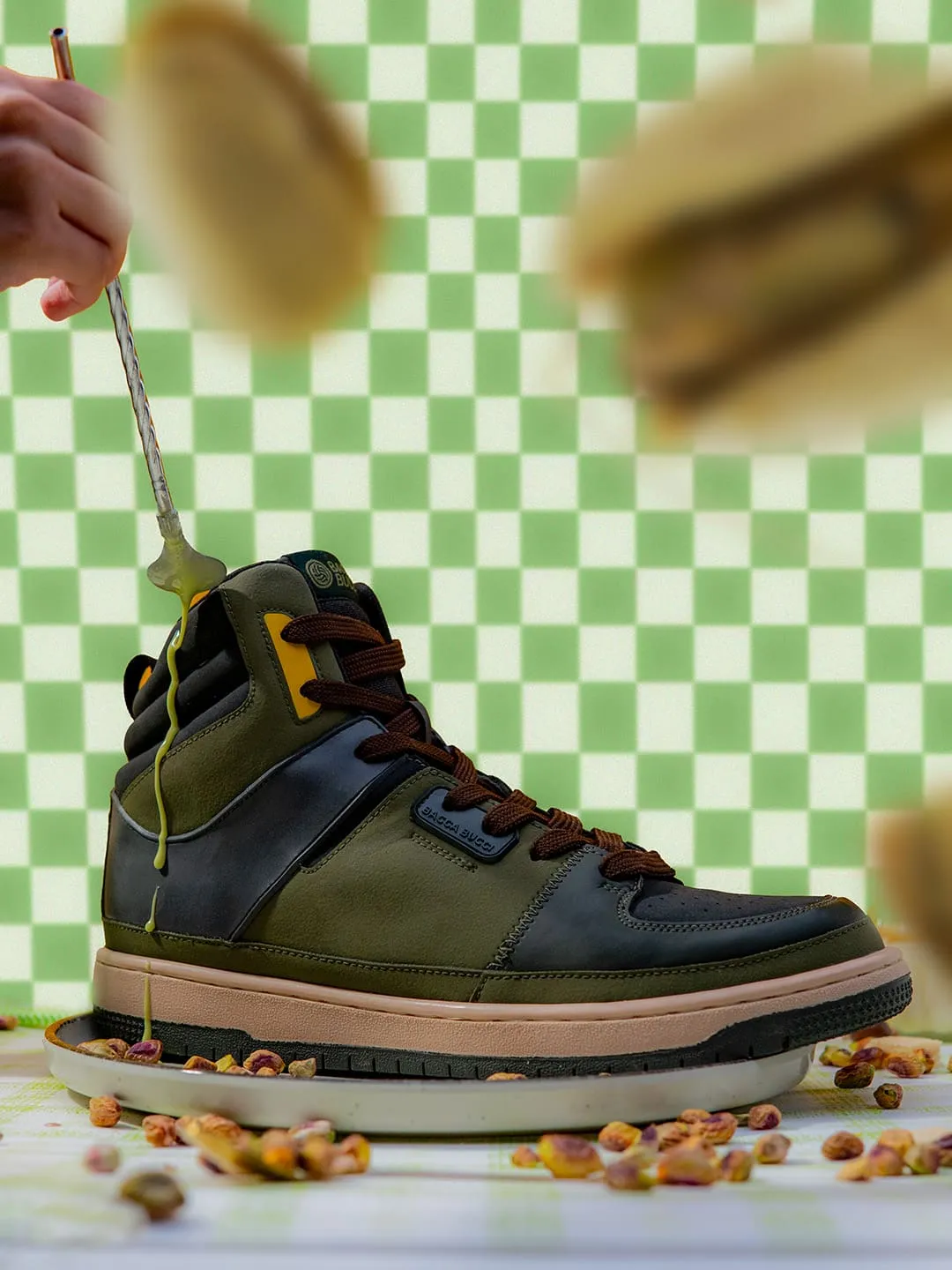 synthetic insole shoes Bacca Bucci Gourmet Collection: High-Top Sneakers Inspired by Dessert Indulgence