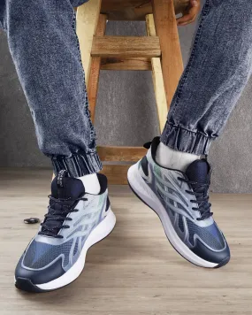 Bacca Bucci HELIX Men's Low-Top Casual Athleisure Shoes Comfort Grip SyntheticLeather