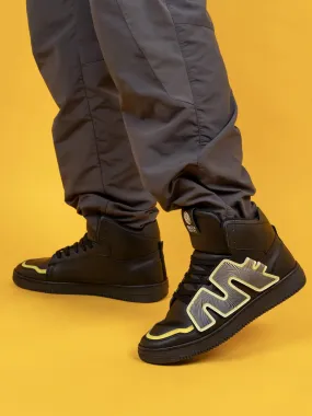 Fine Craftsmanship Bacca Bucci High-Top PATCH-PLAY Men's Sneakers