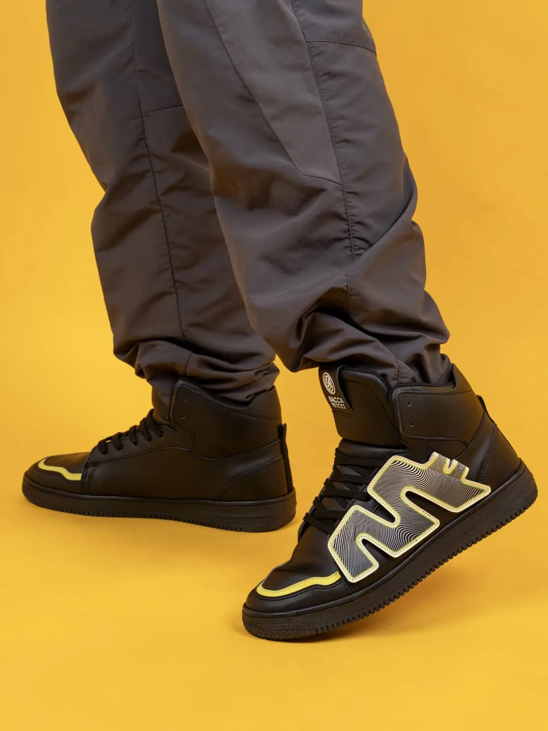 Fine Craftsmanship Bacca Bucci High-Top PATCH-PLAY Men's Sneakers