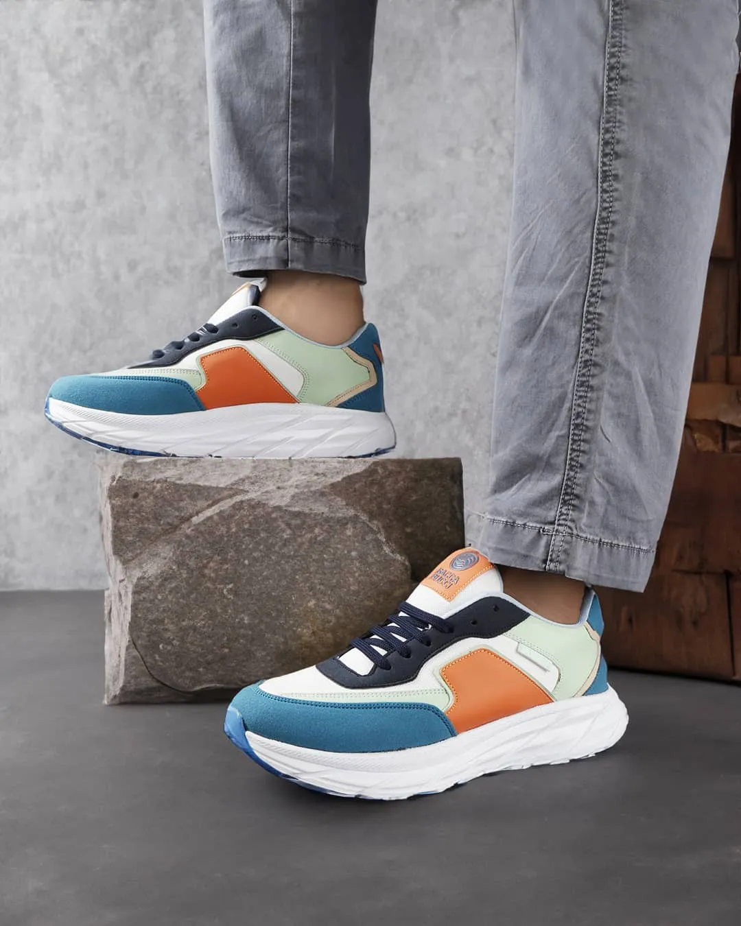 running in dry conditions Bacca Bucci Men's SYLVIA Chunky Sole Sneakers