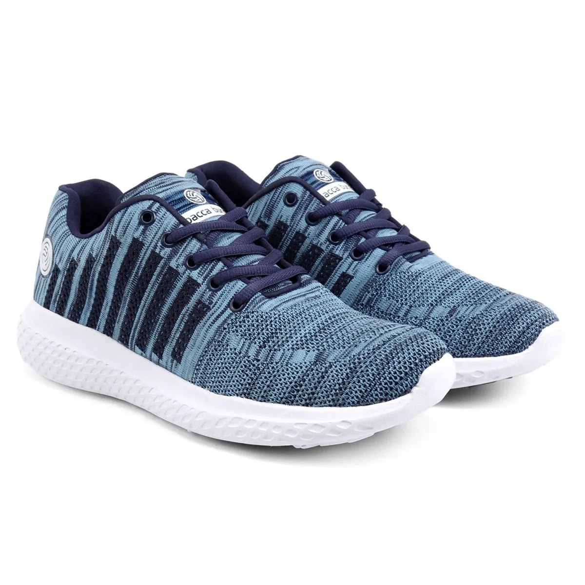 Bacca Bucci Project Plus running in a snow - covered area shoes