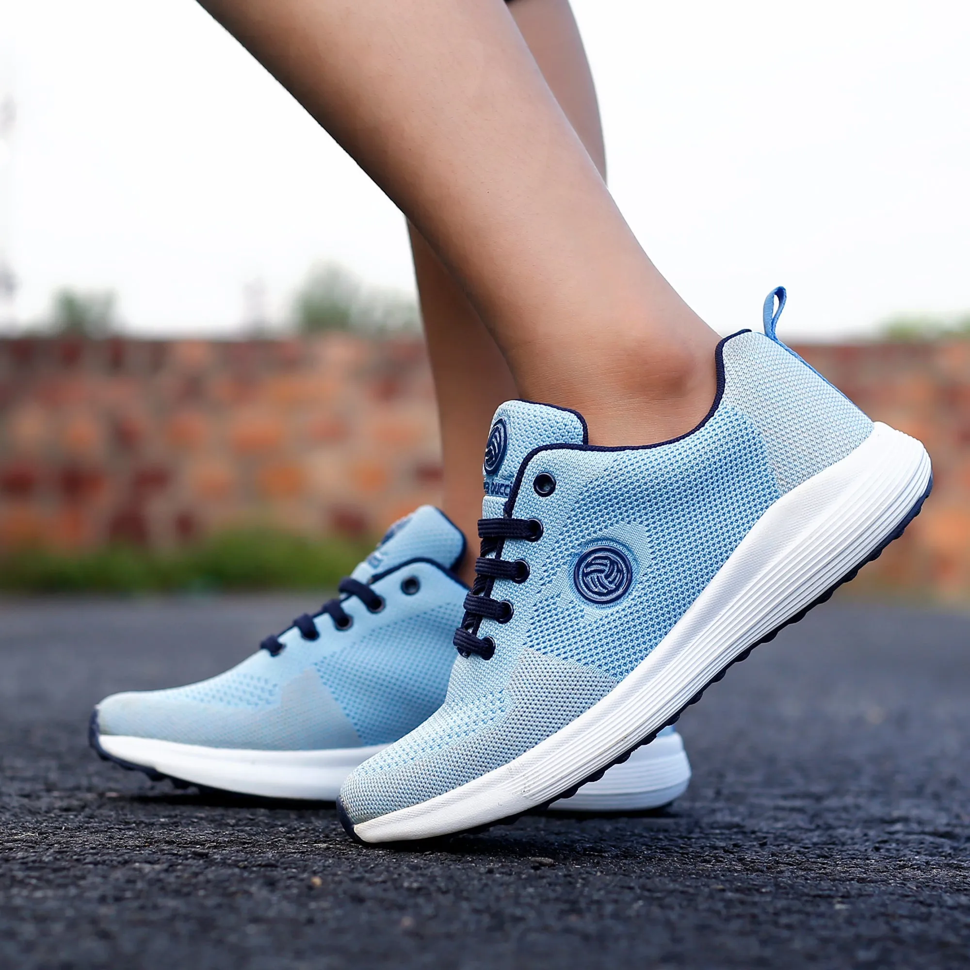 Bacca Bucci TOKYO Women Shoes | Sky Blue Casual Sneakers For Women Daytime running comfort Unisex Design