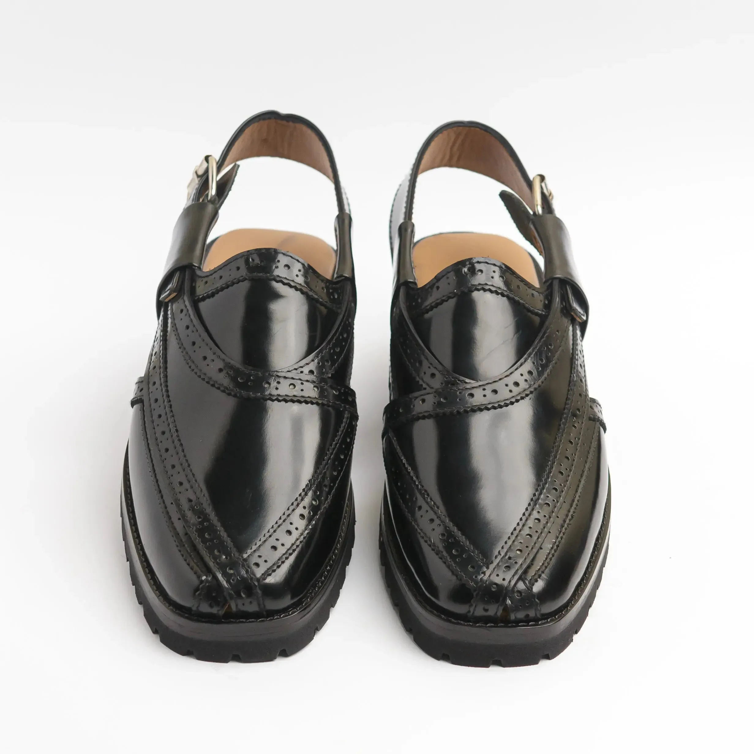Wide fit Smart Casual Shoes Badshah - Black