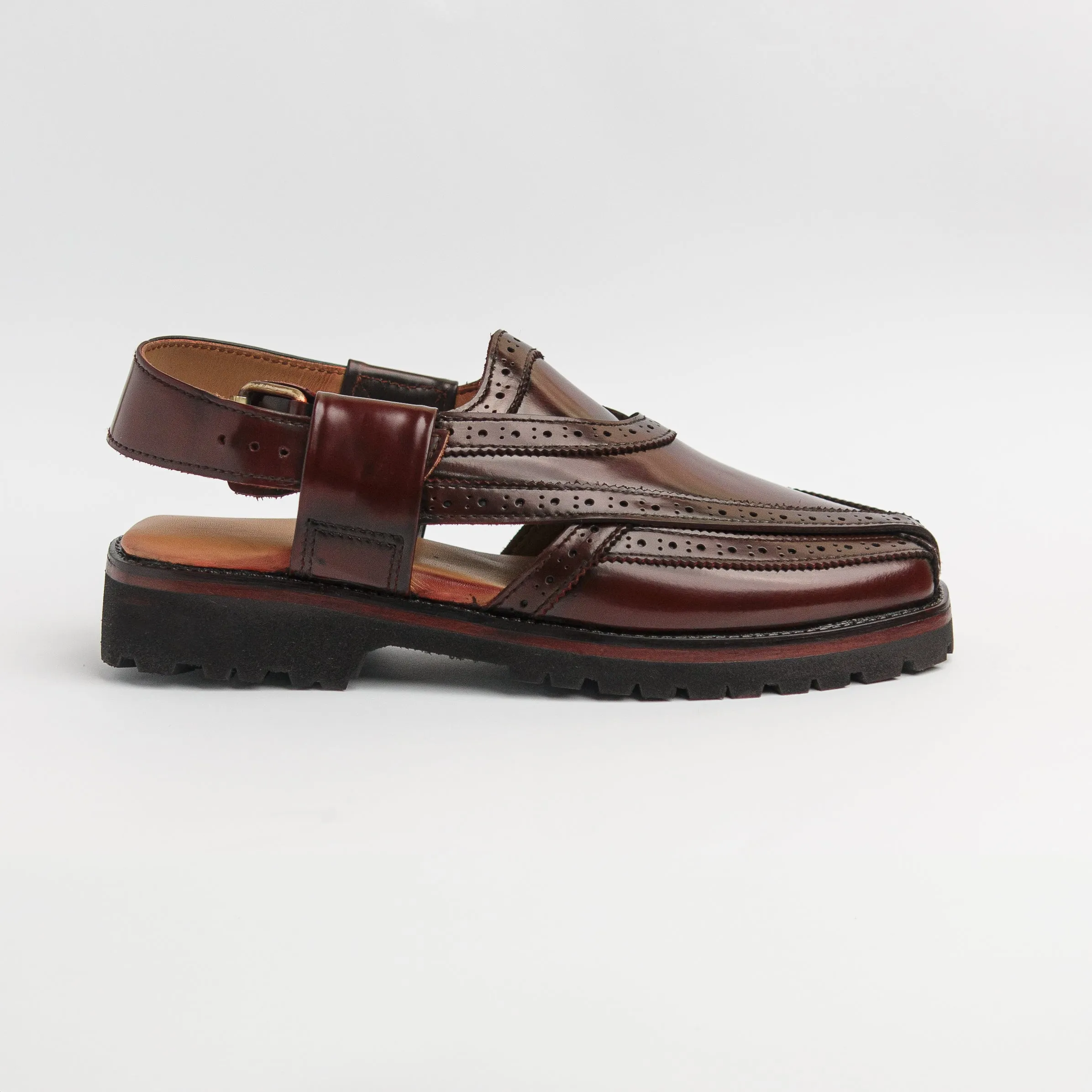 Badshah - Burgundy Work Oxfords Luxe Detail Career Oriented