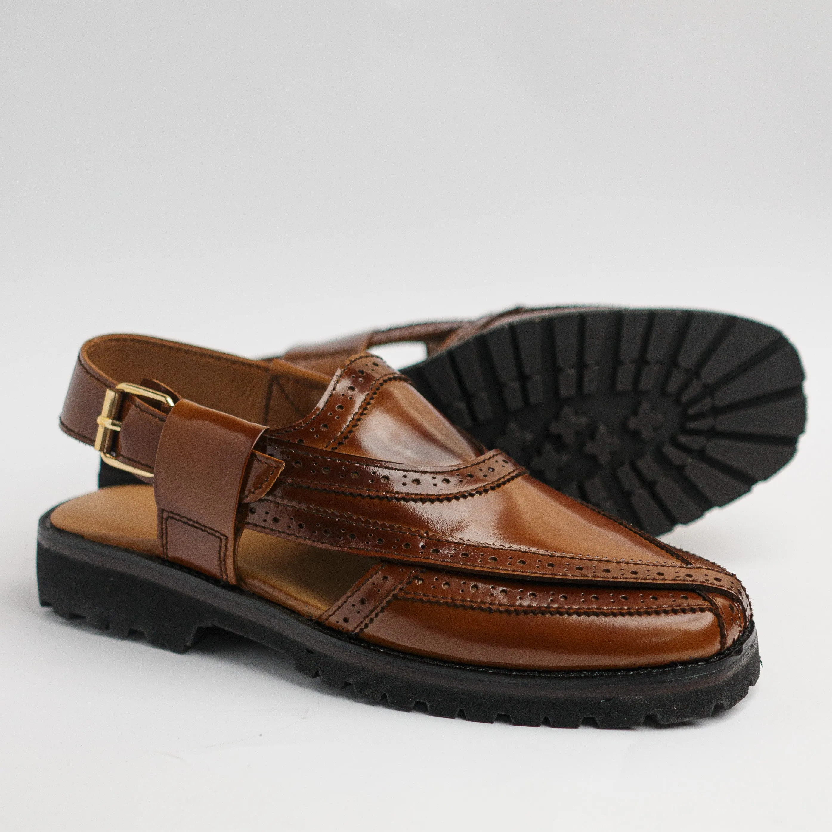 Badshah - Dark Tan Comfort Fit Client Meeting