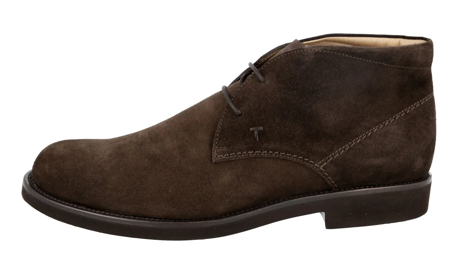 Tod's Men's Brown welt-sewn Leather Lace-up Shoes XXM0WP Functional Design Slim Shape