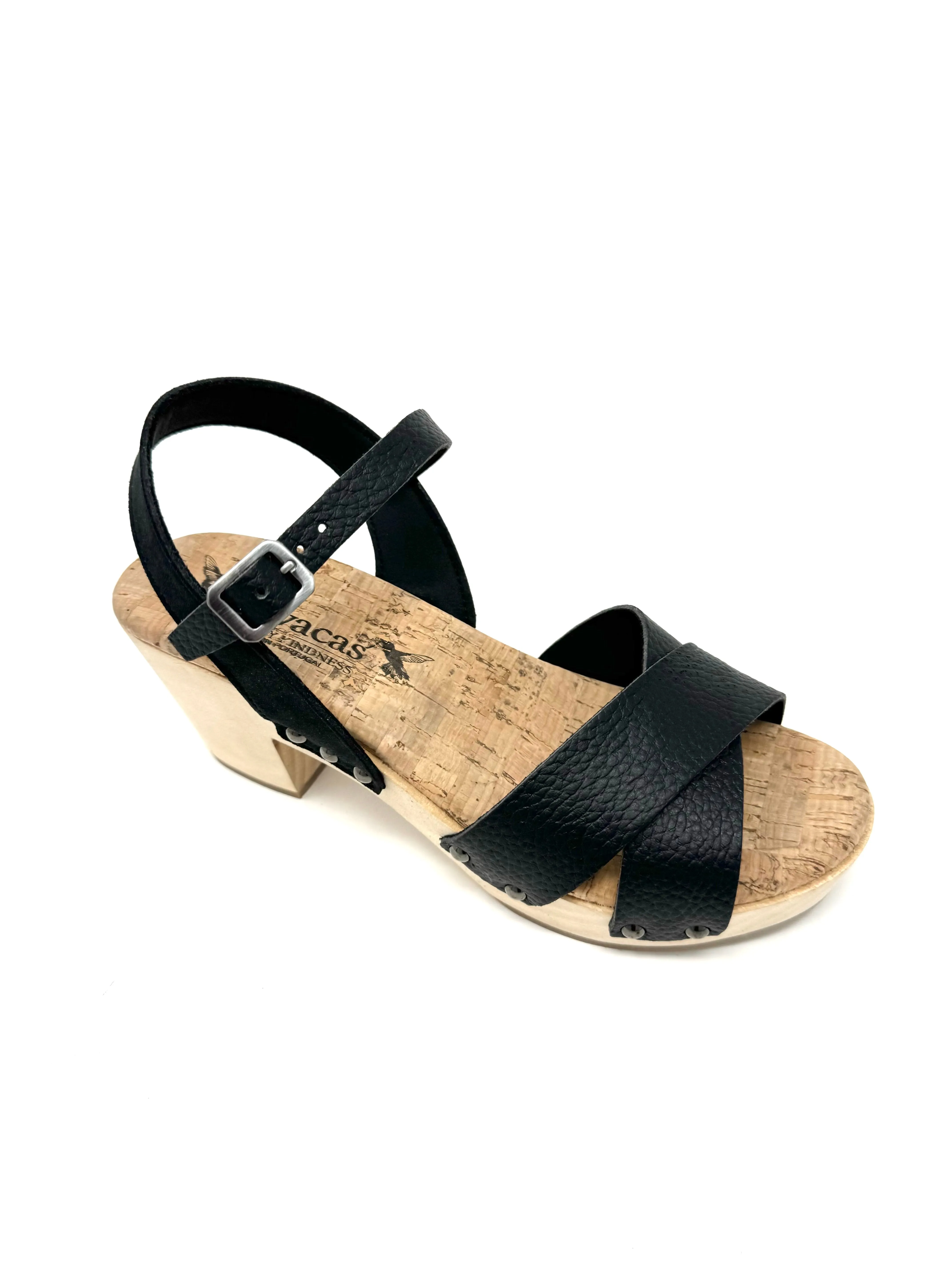 Chloe Clog in Black from Novacas Outdoor Friendly