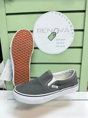 tested safety reflective Vans Classic Slip On Sneakers (Womens 7)