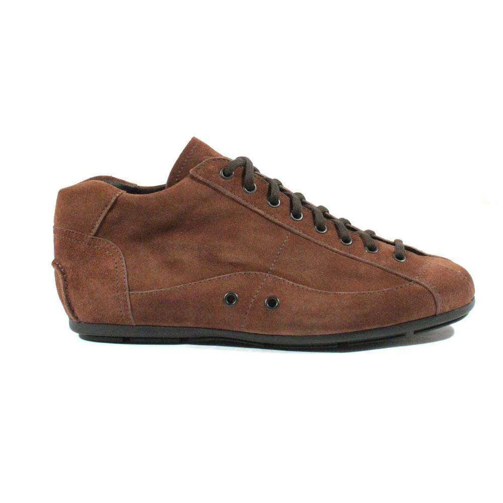 Prada Men's Designer Shoes Tobacco Color Suede Sports Designer Shoes 2T1559 (PRM15) Water Edge group walk