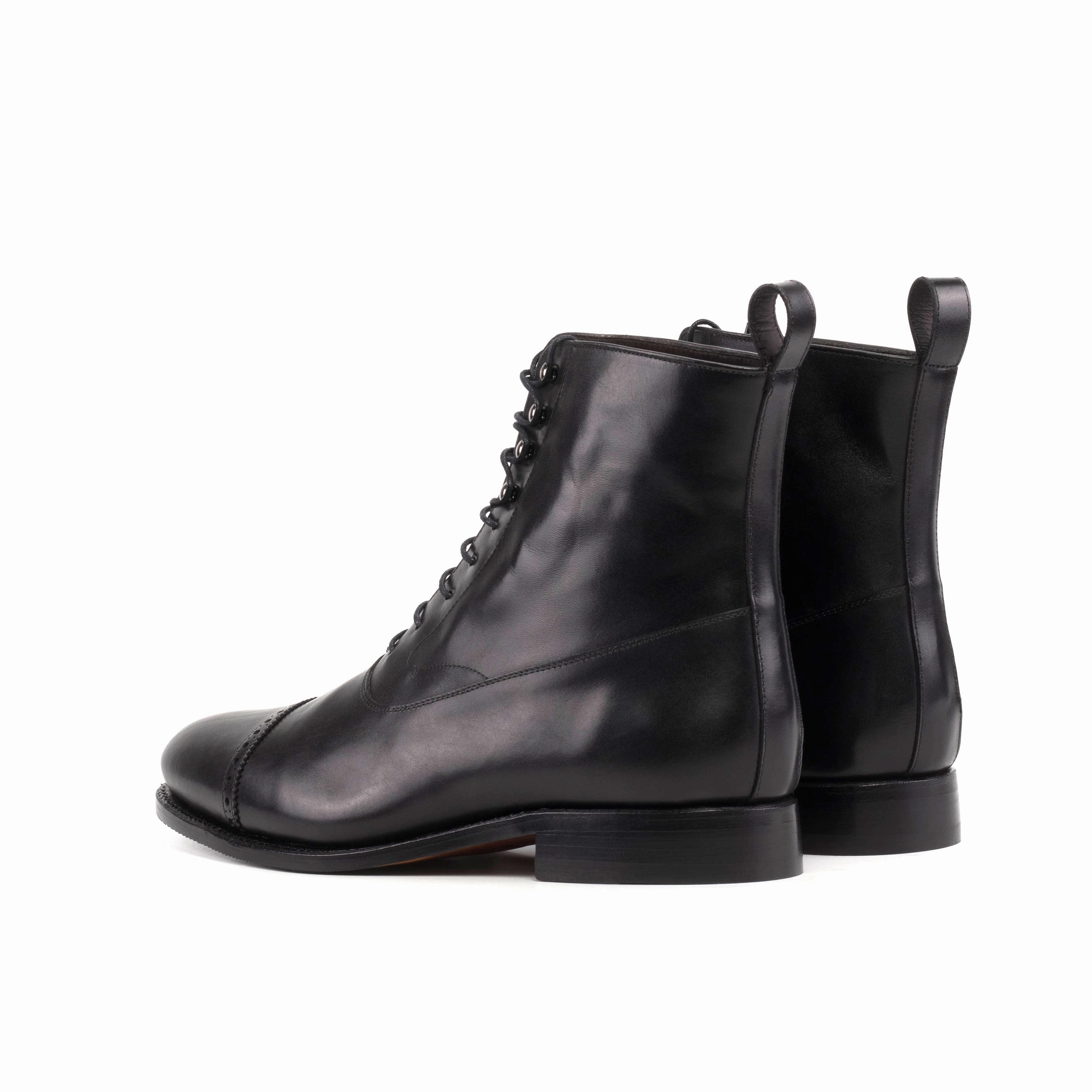 Black Box Calf Leather Balmoral Boot Eco Material Cold Weather Commuter