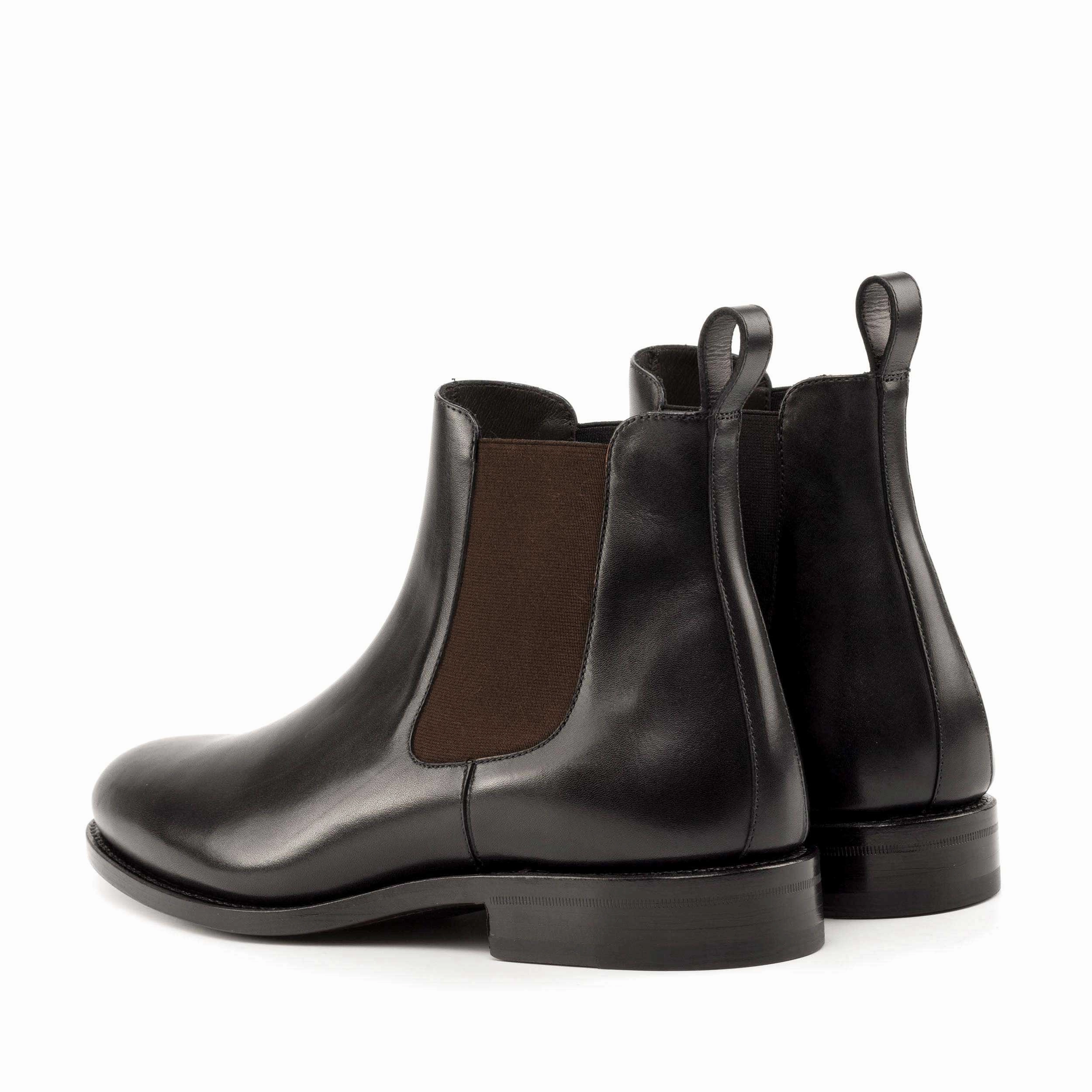 Effortless Style Fix Versatile Style Black Box Calf Leather Chelsea Boot