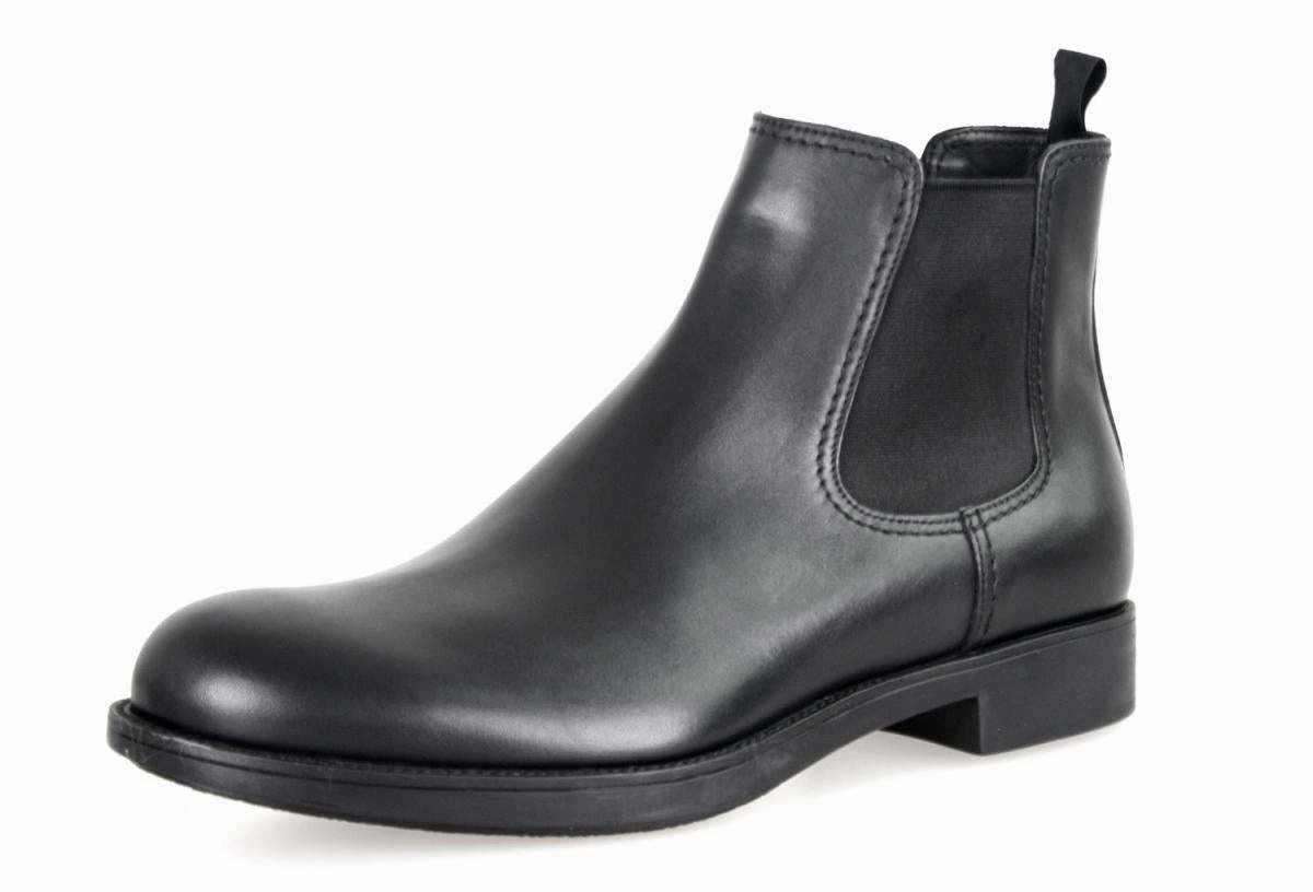 Structured Fit Travel Chicwear Prada Men's Black welt-sewn Leather Half-Boot 2TE082