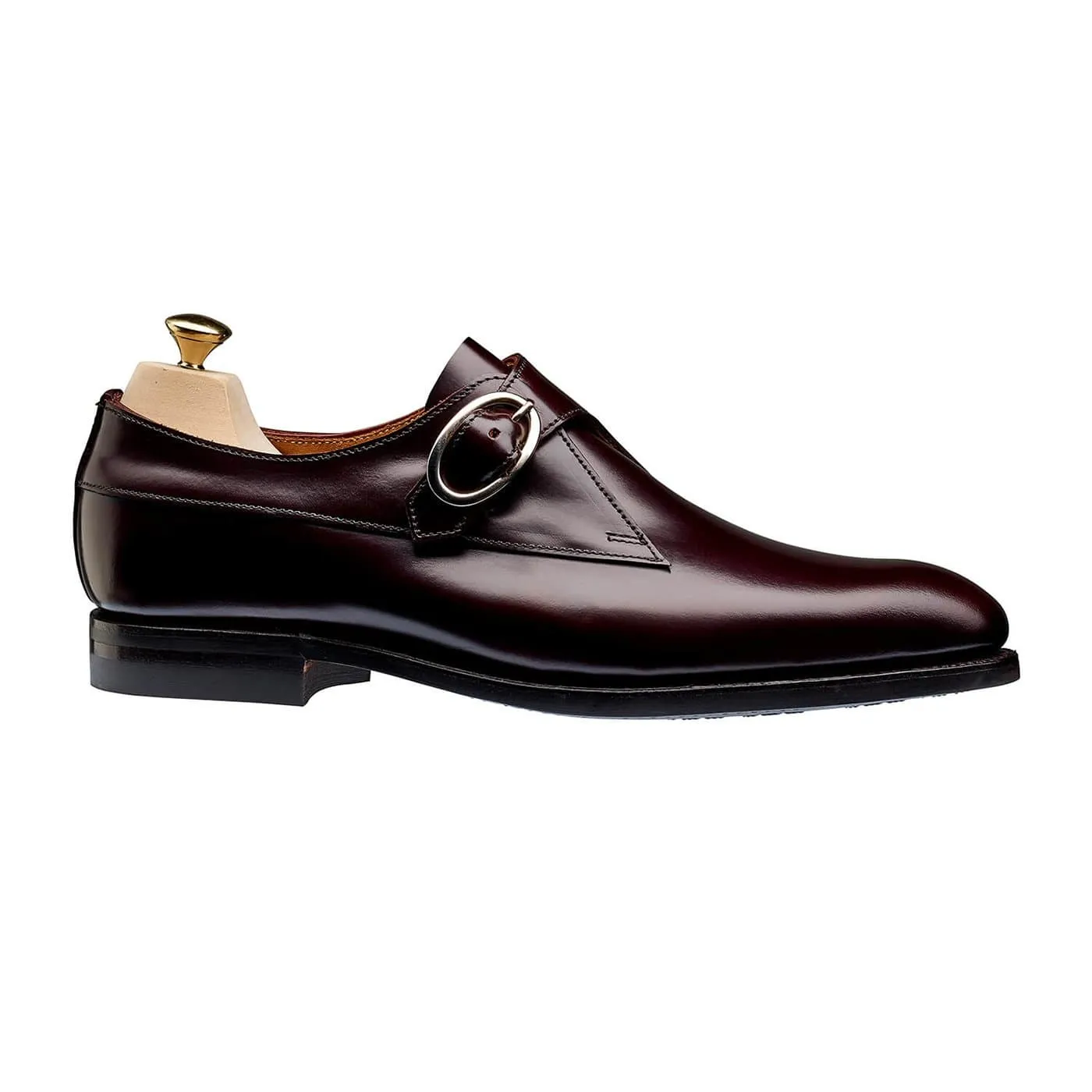 Relaxed Professional Earth Tone Emily Burgundy Cavalry Calf