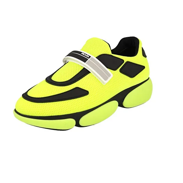 Prada Women's Yellow Cloudbust Sneaker 1E293I Compression Spring System