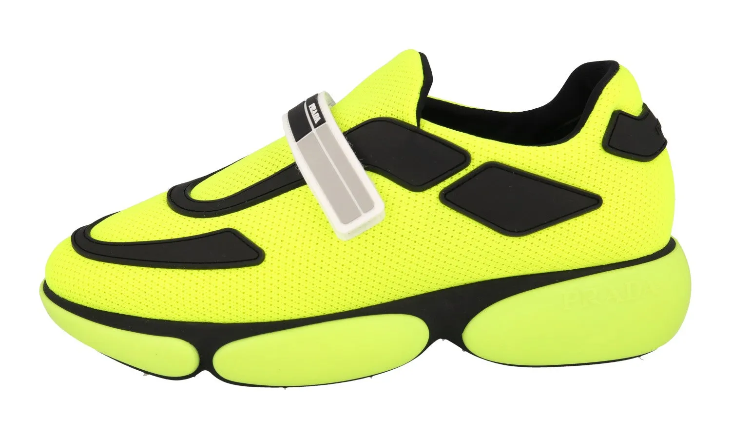 Energy Return Technology Dynamic Response Technology Prada Women's Yellow Cloudbust Sneaker 1E293I