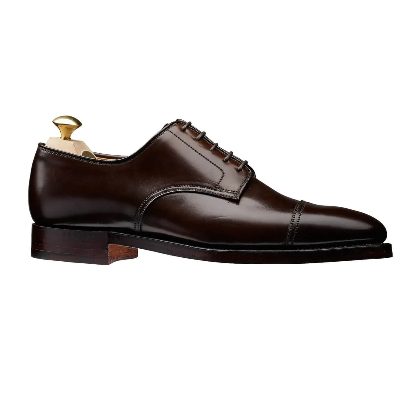 Bradford Dark Brown Cordovan Refined Detail