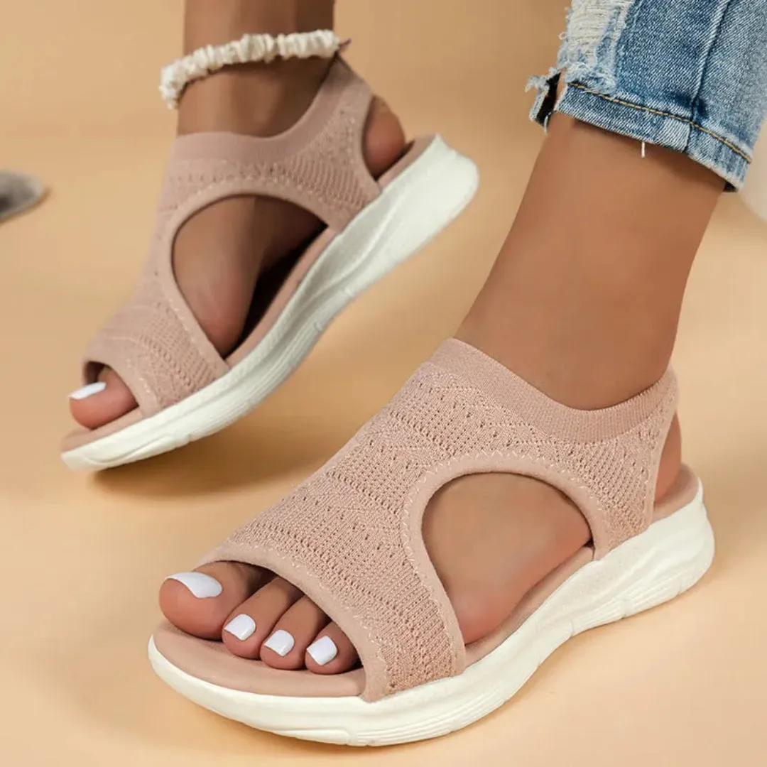 Brea Orthopedic Knit Sandals Sweat Free