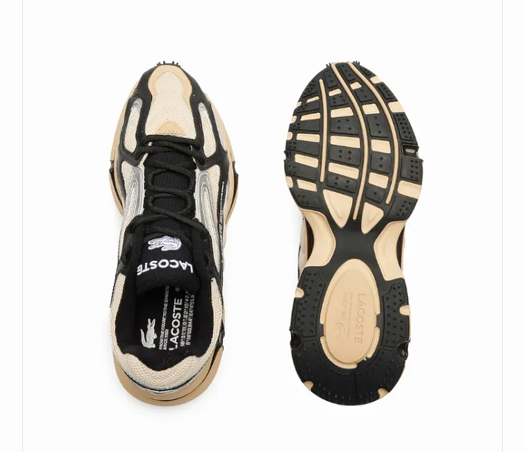 hard - sole - feature shoes Men's Lacoste L003 2K24 124 1 SMA (Light Tan/Black)