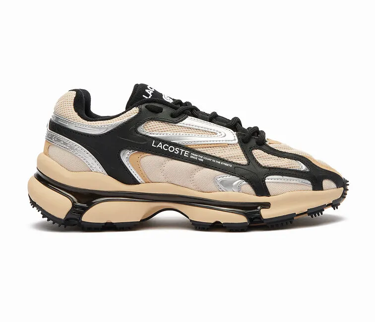 Men's Lacoste L003 2K24 124 1 SMA (Light Tan/Black) leather - upper - feature shoes