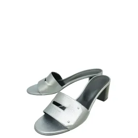 Top quality Hermes Gris Very Sandal 39.5 Padded Breathable Material