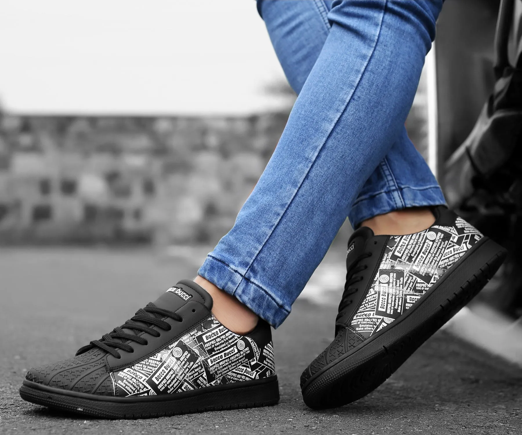 running shoes for sprinters Bacca Bucci Raven