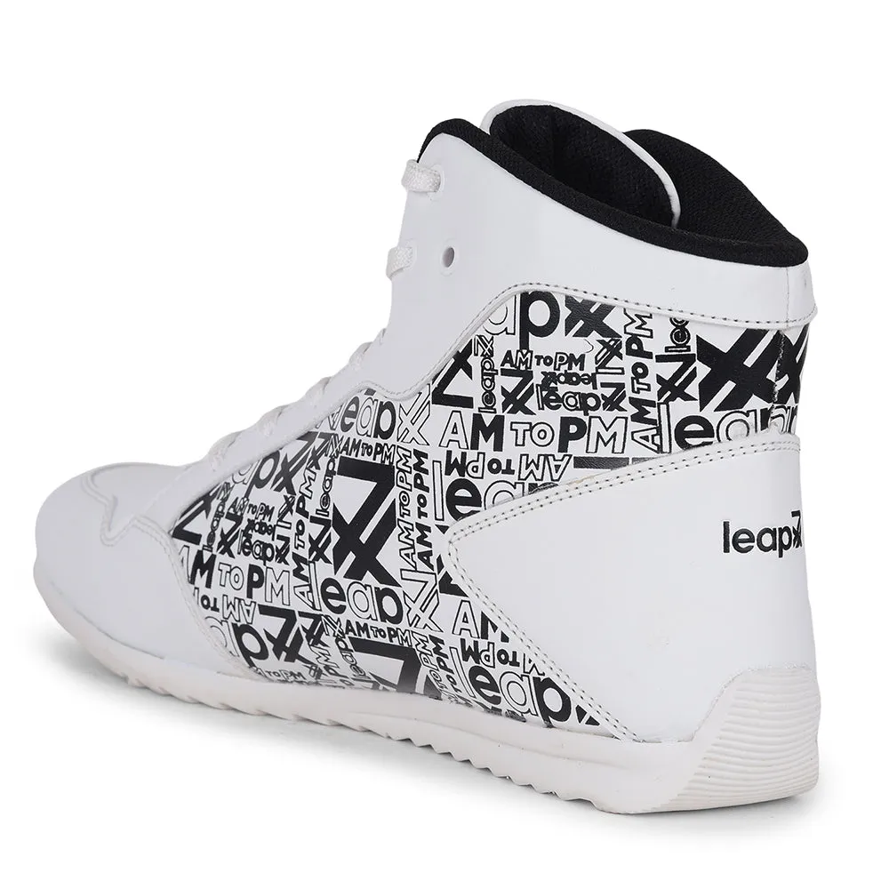 Leap7x Casual White Lacing Sneakers DUCANI-3E By Liberty adaptable design shoes foam - midsole - cushioning - softness shoes