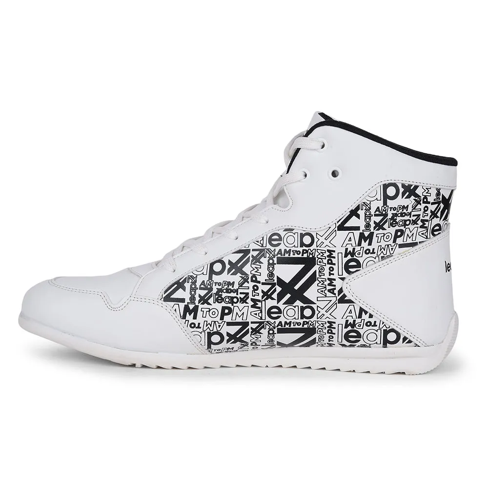 Leap7x Casual White Lacing Sneakers DUCANI-3E By Liberty running in poorly - maintained tracks shoes Orthopedic - friendly