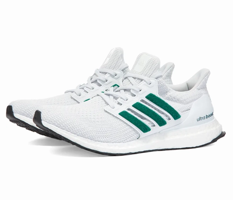 ergonomic - design - efficiency shoes concrete - running shoes Men's Adidas Ultraboost 4.0 DNA (White/Collegiate Green)