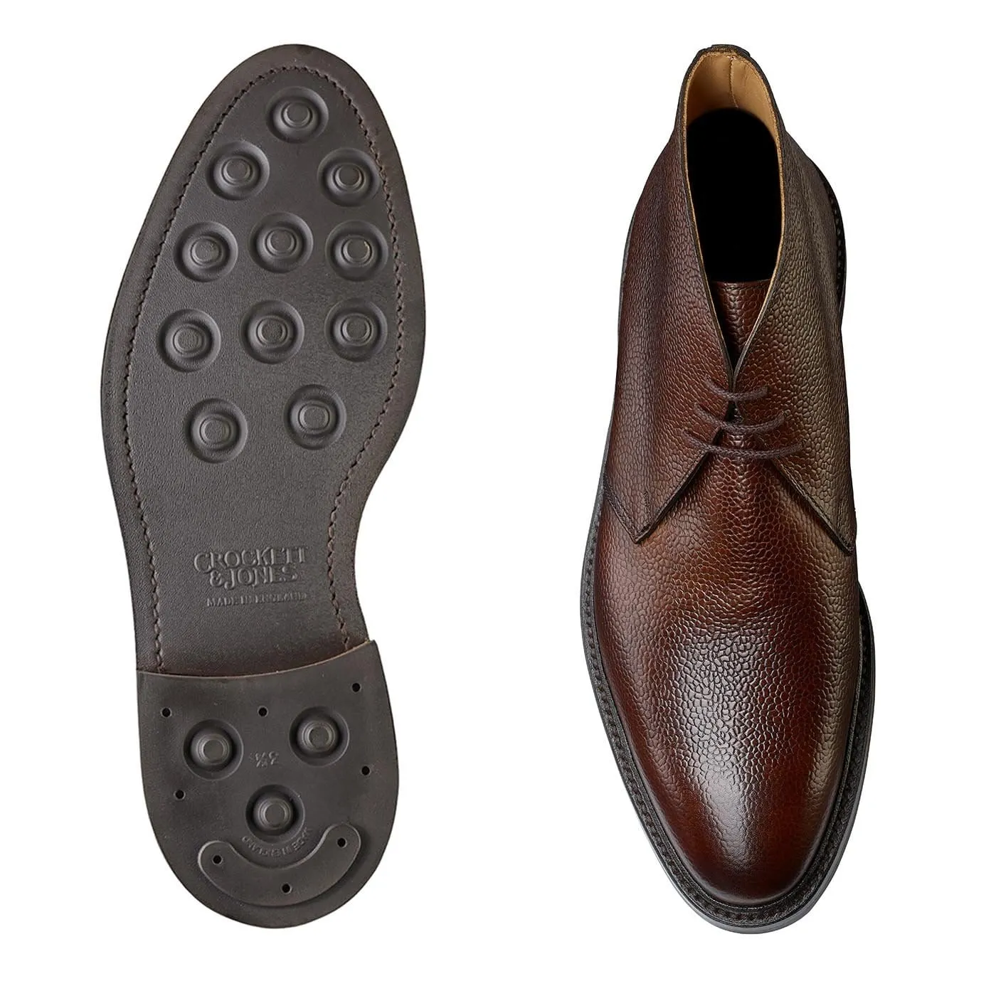 Brecon Dark Brown Scotch Grain Routine Focus