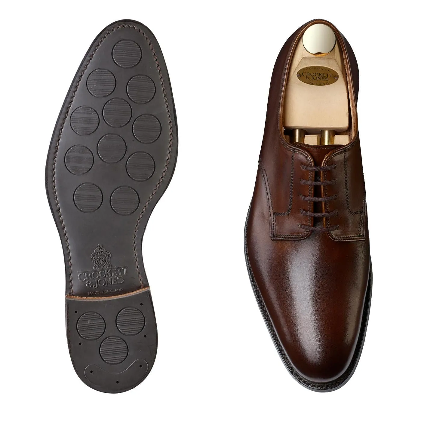 Forever Sharp Bristol 3 Dark Brown Burnished Calf