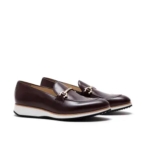Quick Motion Lawyer Attire Brown Calf Horsebit Loafer Runner