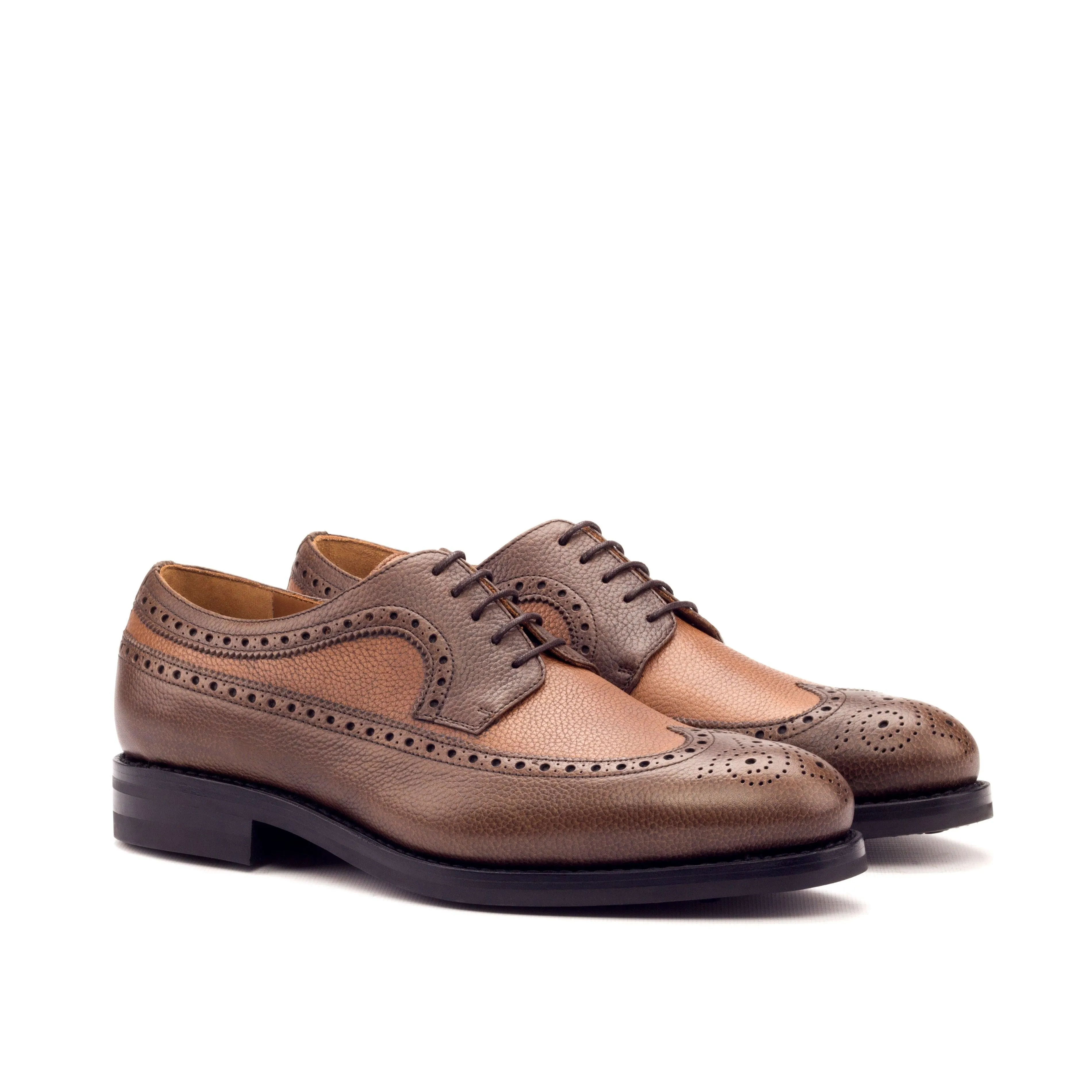 Brown Full grain Leather Longwing Blucher Essential Layer