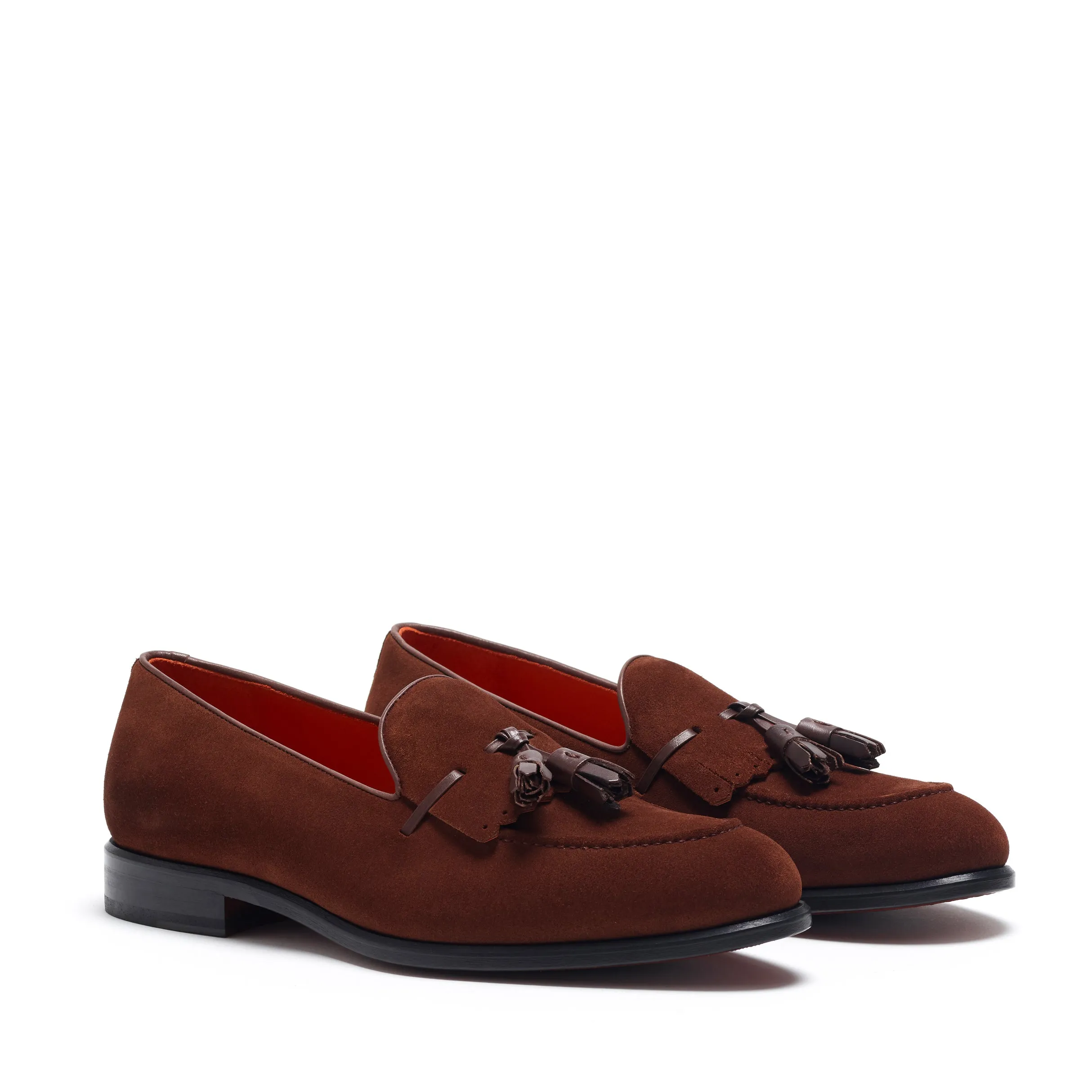 Brown Suede Kiltie Tassel Loafer Executive Style