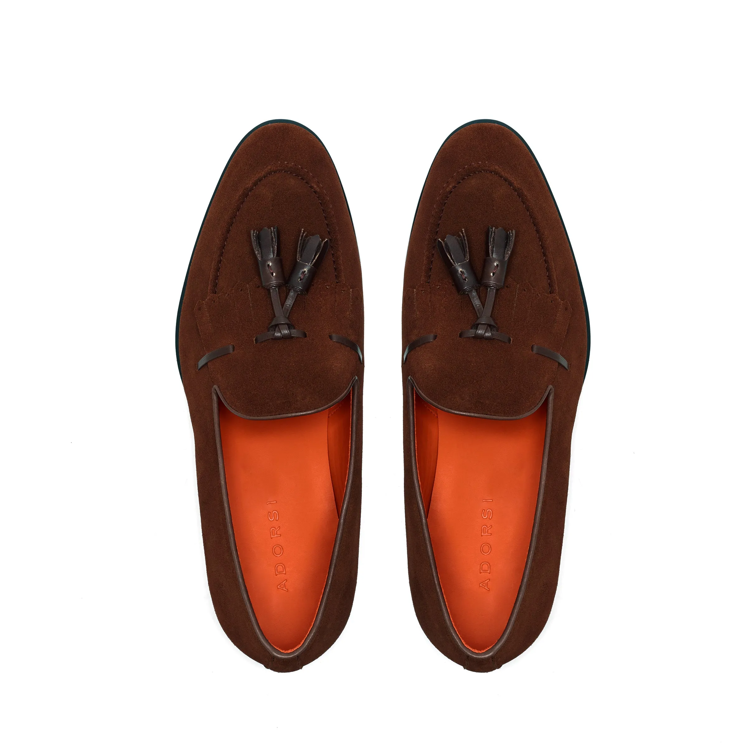 Timeless Design Casual Footwear Fit Brown Suede Kiltie Tassel Loafer