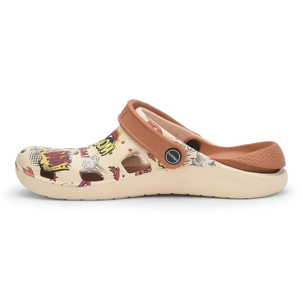 A-HA By Liberty LPMXT-810 Men Cream Clogs Comfortable foot wrap