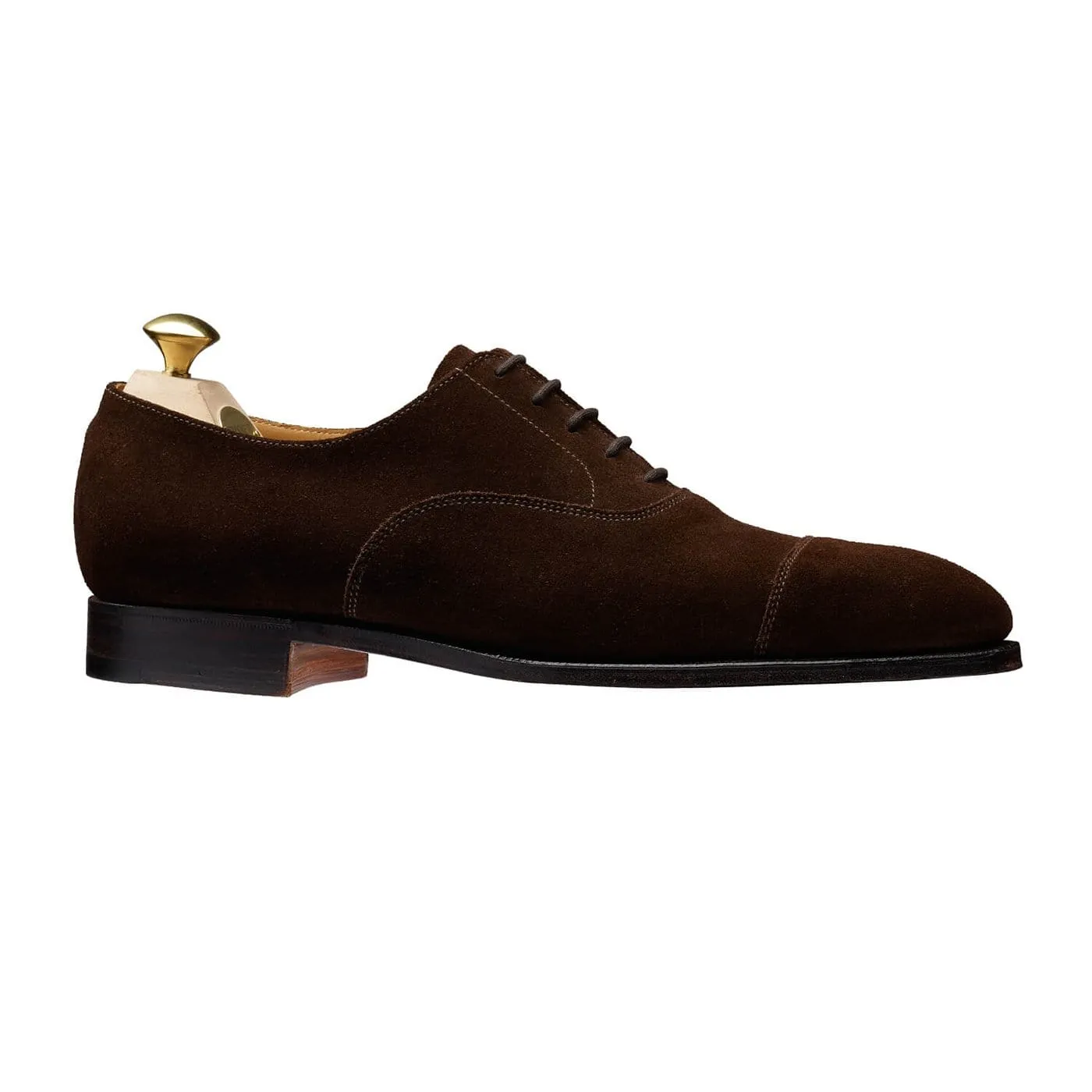Connaught Dark Brown Suede Cushioned Support Corporate Day